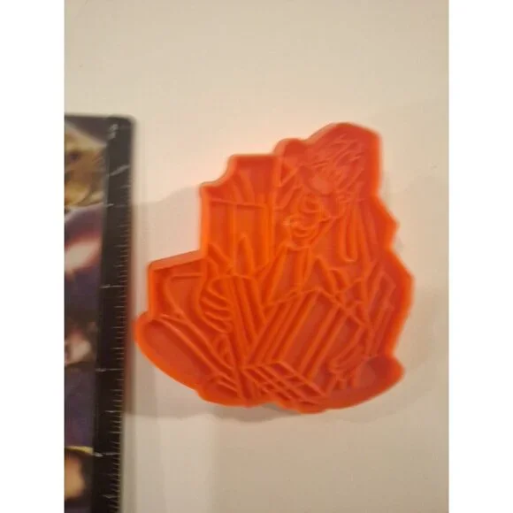 Disney Donald Duck & Goofy Plastic Cookie Cutters Vintage 3 Lot Head Face - Picture 9 of 9